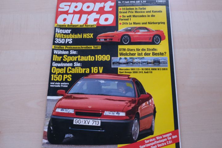 Deckblatt Sport Auto (07/1990)